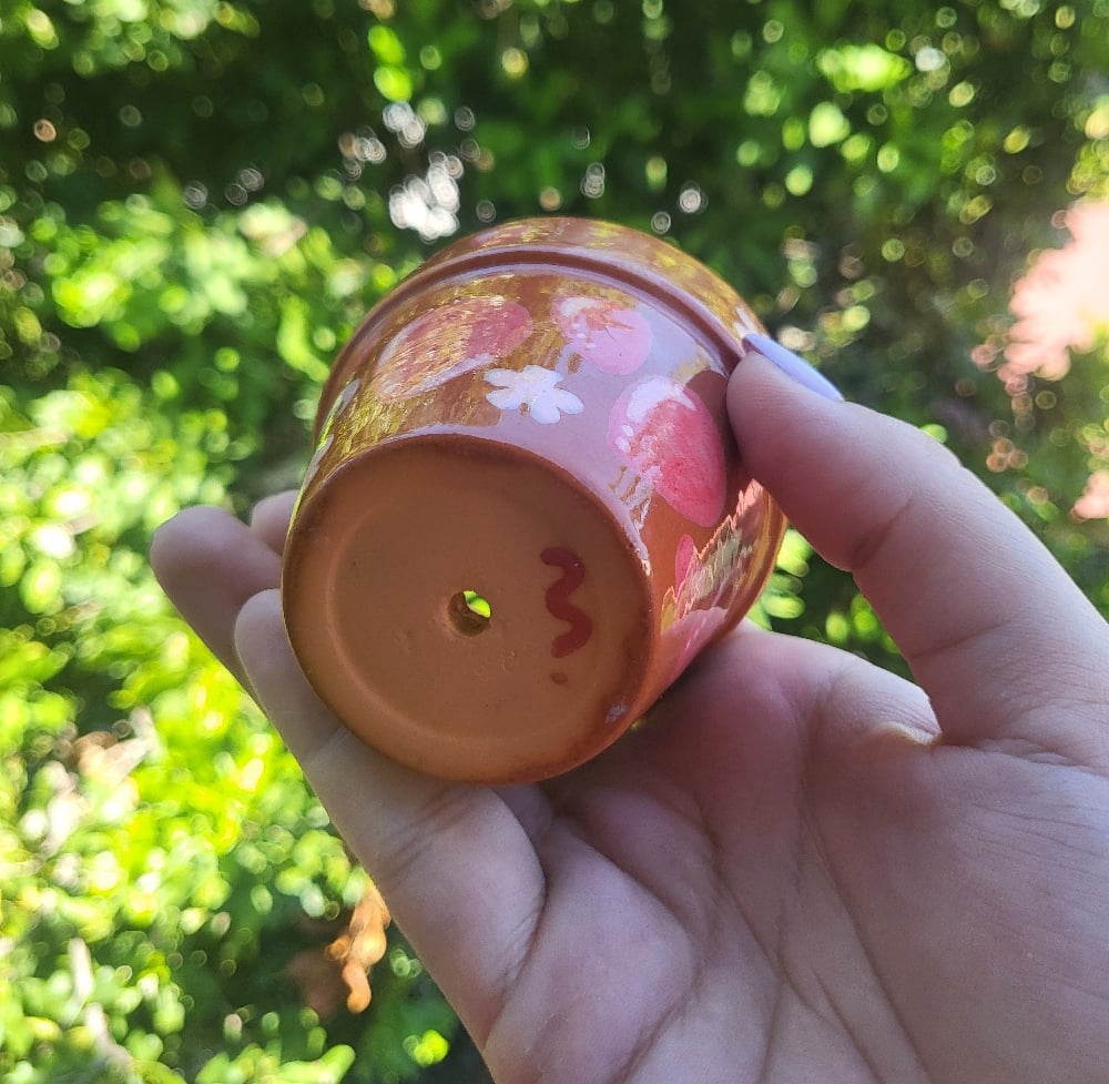 Image of Fruity terracotta pots set