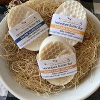 Image 1 of Honeybee Butter Bar Creamy Bliss Soap 3-pk Bundle-Maine Blueberries, Satsuma Mandarin, Honey Oatmeal