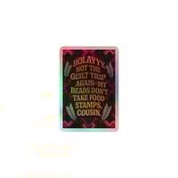 Image 2 of Guilt trip Holographic sticker