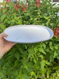 Image 2 of Small Turtle Debossed Decorated Oval Plate