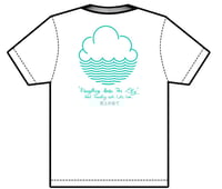 Image 1 of Everything Above the Sky Cloudwater White limited edition T-Shirt