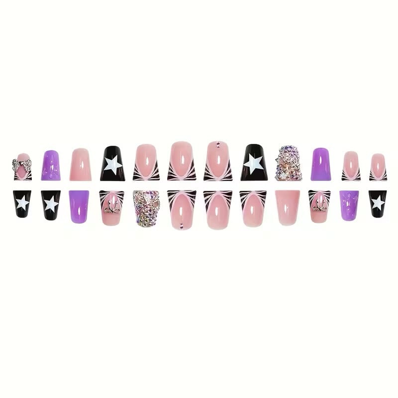 Image of Y2K Rockstar Purp/Blk