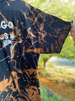 Image of Lets Go Girls Orca Bleach Dye Shirt 2