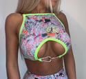 Comic Print Clippy Co-ord crop WAS 25.99 now 20.00