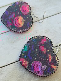Image 3 of Skeleton Heart earrings 