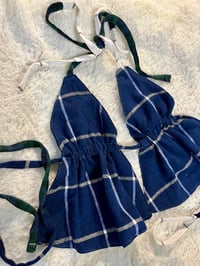 Image 1 of Plaid Halter Top