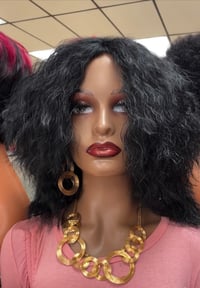 Image 2 of Kinky straight short wig