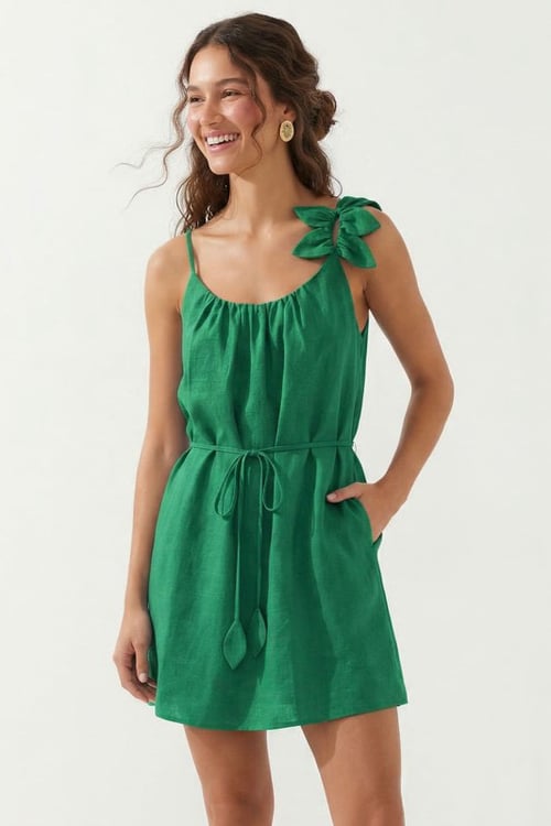 Image of Emerald Diane Mini Dress