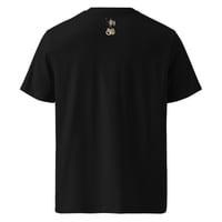 Image 2 of Black Cargo - Contemporary Urban Art Apparel for the Woke -smoke  Unisex organic ribbed neck t-shirt