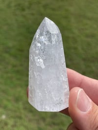 Image 4 of Crackle Quartz Crystal Tower #1487