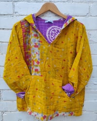 Image 5 of Fezzie Hoodie yellow and purple