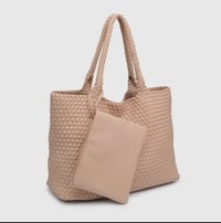 Image 4 of woven tote