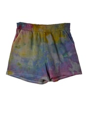 Image 9 of M 100% Cotton French Terry Sweatsuit Set in Muted Euphoria Spiral Ice Dye