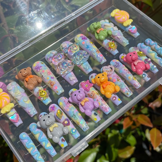 "Teddy Toybox" Extra Long Coffin, 20pcs+