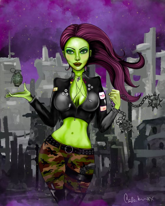 SAUCY SHE HULK LIMITED EDITION FINE ART PRINT / Pretty Girls Do Ugly Things