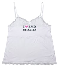 Image 1 of i love emo bitches tank top