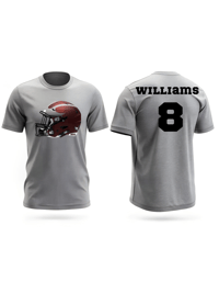 Image 2 of Custom High School Helmet Shirts
