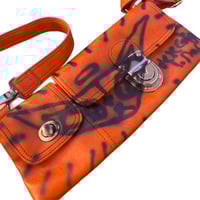 Image 1 of 1 of 1 vintage leather cross body bag
