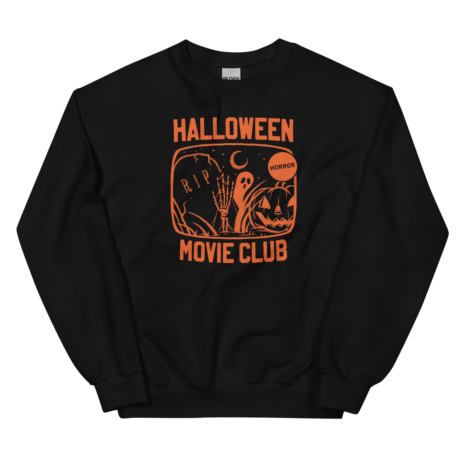 Image of Halloween Movie Club crew neck sweatshirt