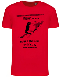 Image 7 of Camiseta Strangers On A Train (Alfred Hitchcock)