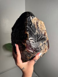 Image 2 of XL SELF STANDING SUMATRAN BLUE AMBER FREEFORM -INDONESIA- **UV REACTIVE** A