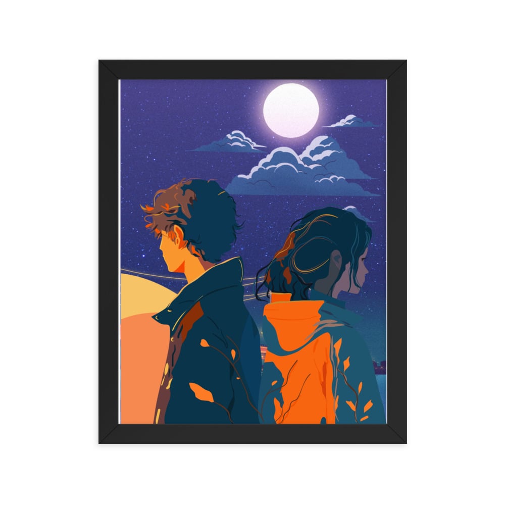 ZEN EXP - “Midnight Luv” Framed poster