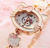 Image 1 of Kitty Watch White  PRE ORDER