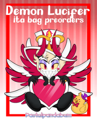 PREORDER - Hazbin Hotel Demon Lucifer ita bag