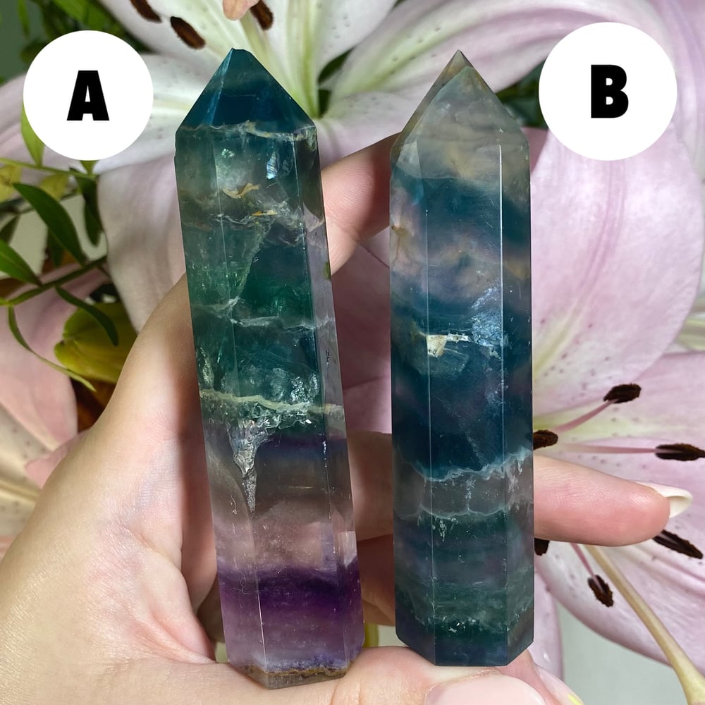 Image of Rainbow Fluorite Tower