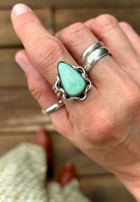 Image 3 of Minty Variscite Chain ⛓️Ring