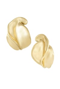 Image 2 of Gold Oversized Earrings