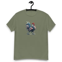 Image 12 of Unisex classic tee, Americana Rooster Patriotic Tee