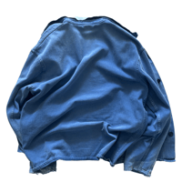 Image 3 of BLEU DE TRAVAIL FRANÇAIS HERRINGBONE 1980 OG (L)