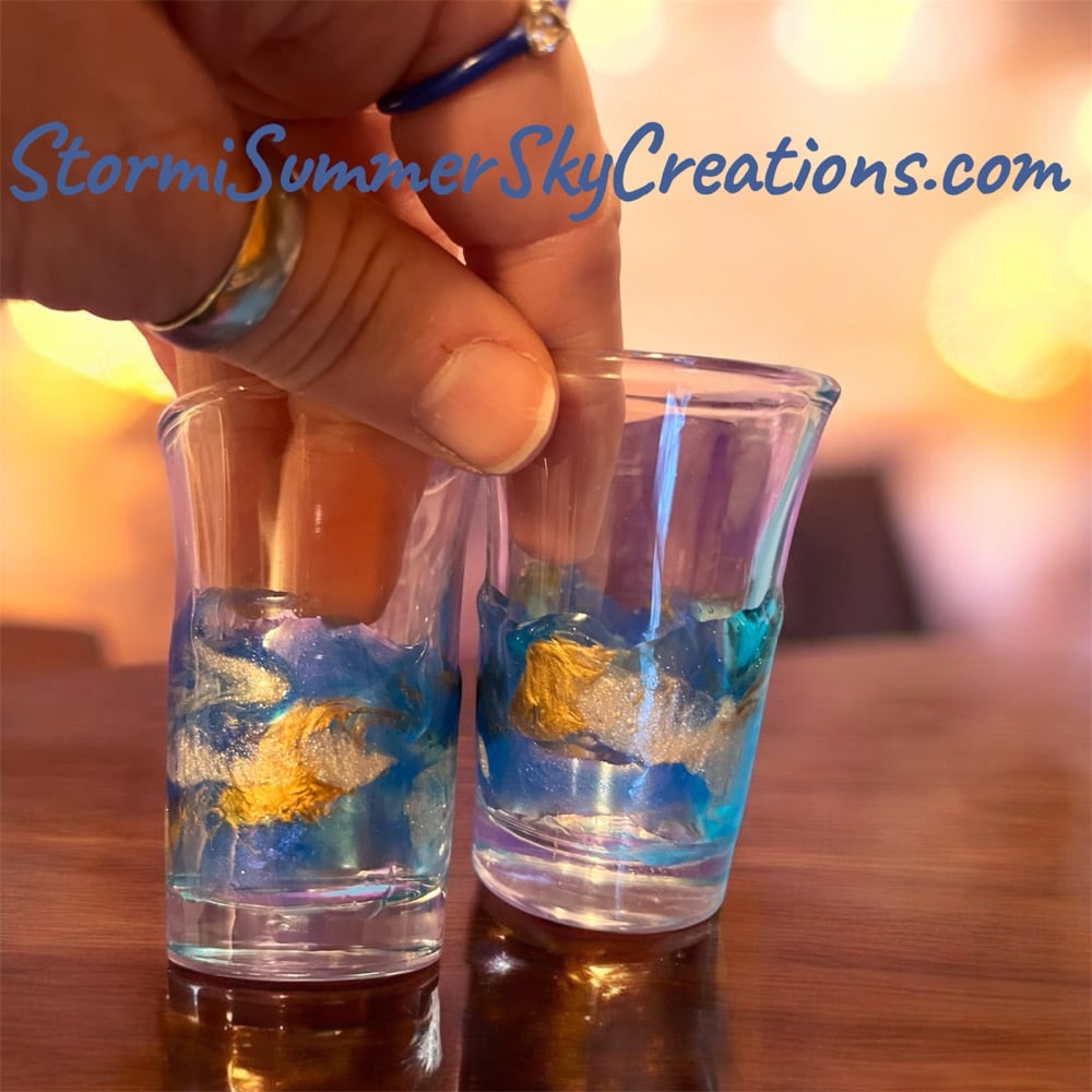 Image of Beach Themed Dessert/shot glass sets