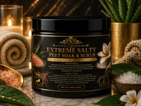 Image 2 of EXTREME SALTY FEET SOAK & SCRUB & EXTREME FOOT CREAM