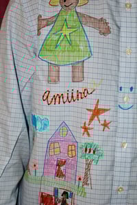 Image 4 of SHIRT «  LA CHEMISE DE PAPA » BLUE BABY BLONDE 👱🏾‍♀️