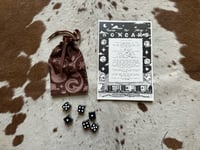 dice kit in brown