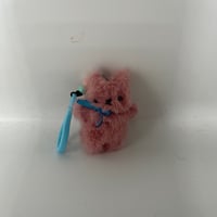 Image 2 of Pink and blue keyring