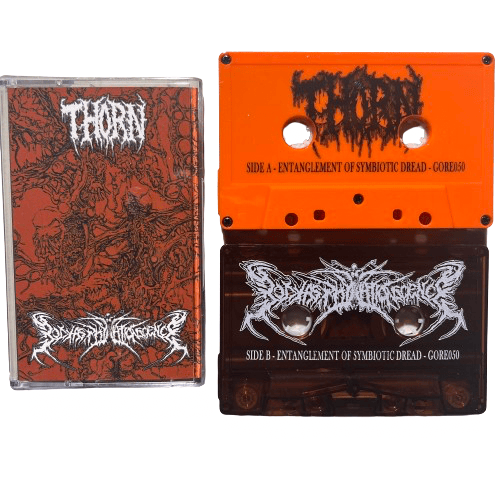 THORN / BODY ASPHYXIATION SCIENCE - “Entanglement of Symbiotic Dread” split cassette