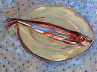 Image 4 of Sardine on Blue Polka-Dots