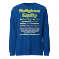 Image 25 of Religious Equity Unisex Long Sleeve Tee