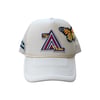 Art of Fame/ Embroidery Butterfly/ A-Team Trucker Hat Khaki