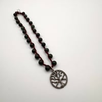 Image 3 of Bloodstone Tree of Life Car Charm