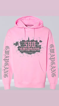 500GG Pink Hoodie (Gray sleeves)