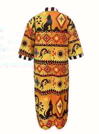 Image 4 of Geometric & Animal Print Geometric & Animal Print Open Front Top