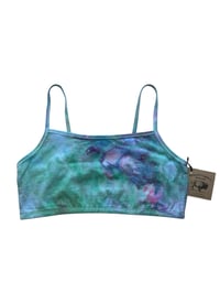 Image 2 of L/XL (40) Bralette in Mermaid Watercolor Ice Dye
