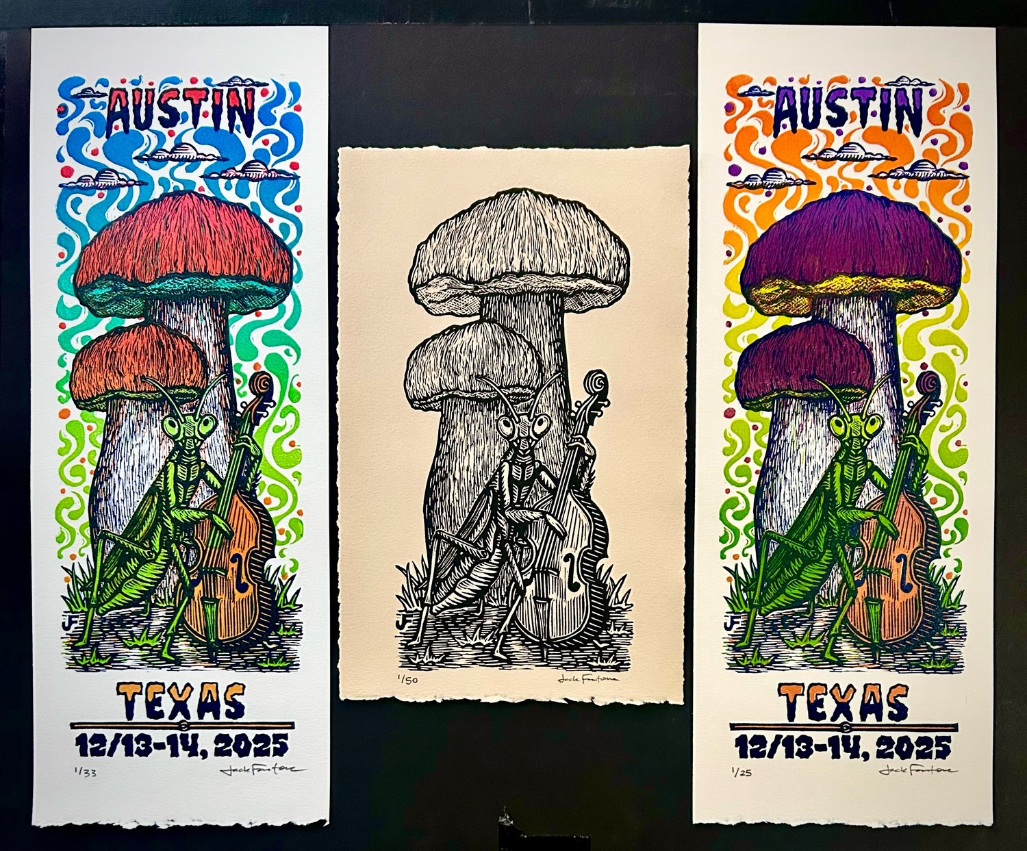 Image of Austin ‘25 & Bass Mantis prints