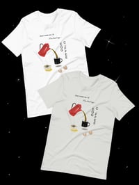 Image 2 of Egg Coffee T-Shirt (Front & Back Design)