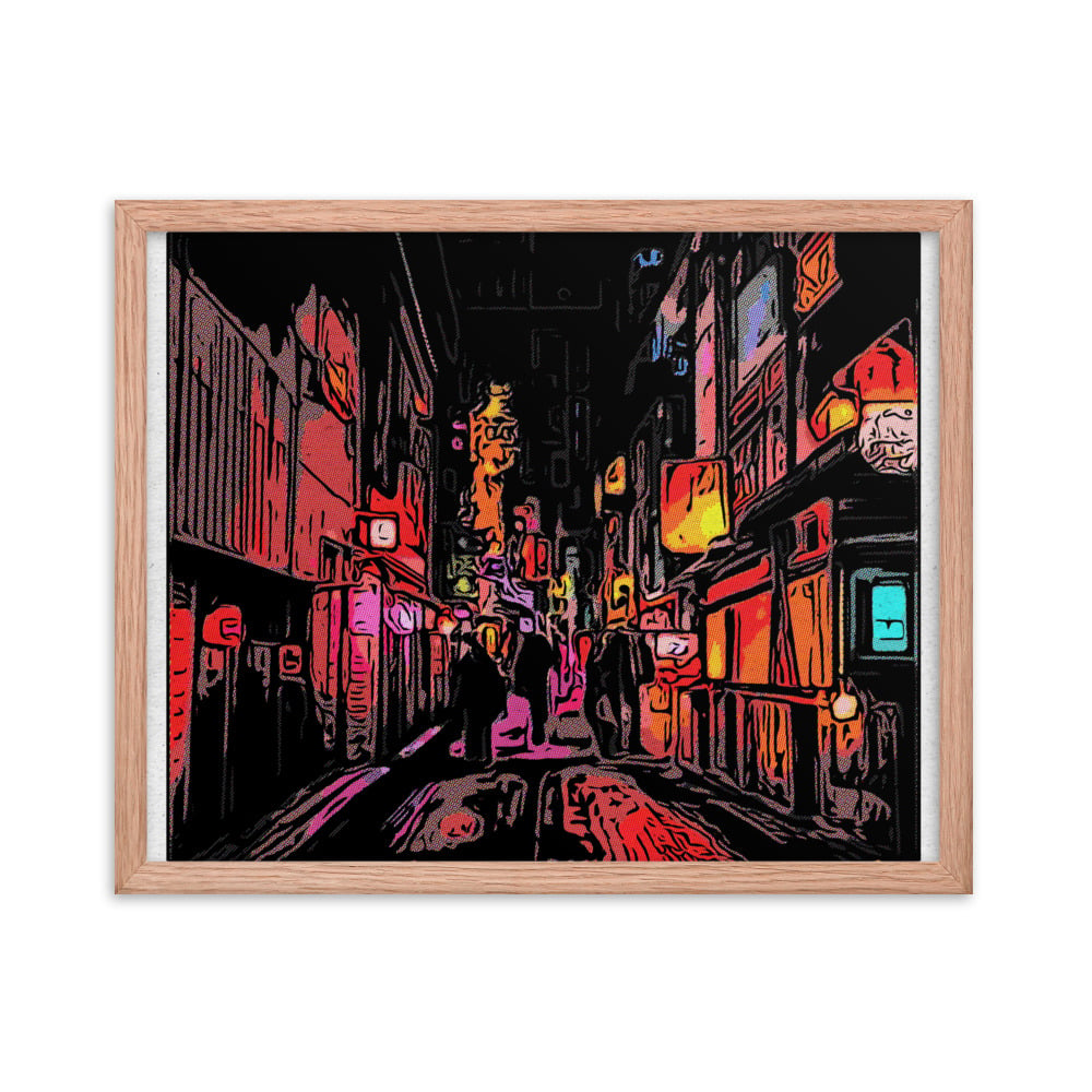 ZEN EXP - Chinatown I Framed photo paper poster