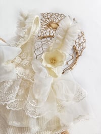 Image 2 of Newborn body-dress for photoshoot | Elise | lemon cream